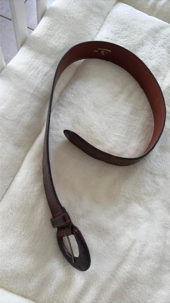 Bruine riem merk Sherwood Forest, Kleding | Dames, Riemen en Ceinturen, Ophalen of Verzenden, Gedragen, Bruin, 80 tot 90 cm