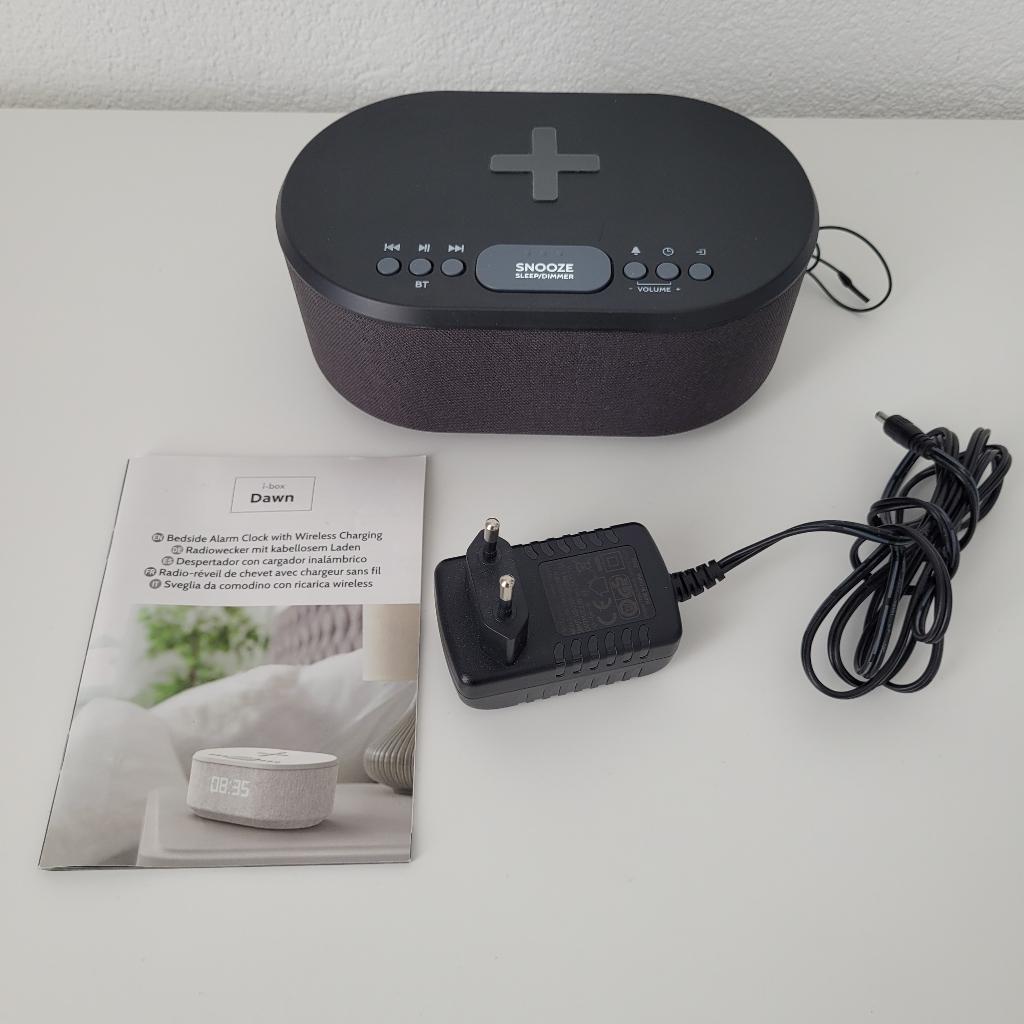 i-box Dawn wekkerradio met draadloos laden, Ophalen of Verzenden, Zo goed als nieuw, Digitaal