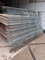 Gegalvaniseerde dubbel staafmatten., Tuin en Terras, Tuinhekken en Hekwerk, Ophalen, IJzer, Dubbelstaafmat hekwerk