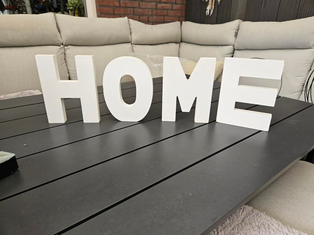 HOME decoratie letters, Ophalen, Zo goed als nieuw