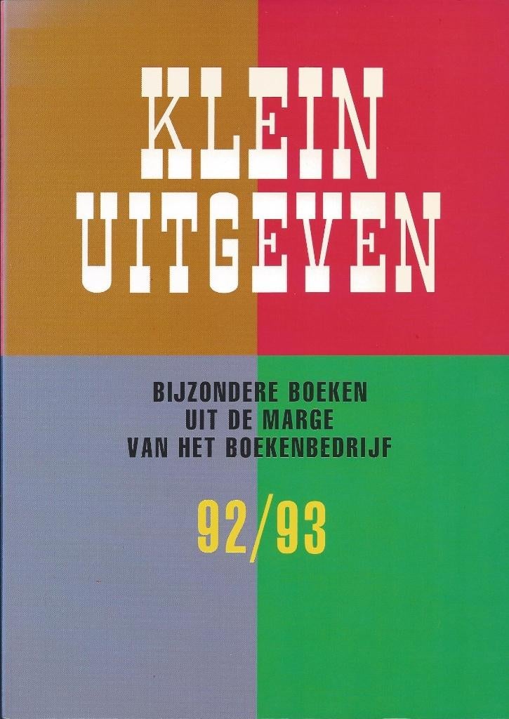 Klein uitgeven 92/93., Ophalen of Verzenden, Zo goed als nieuw
