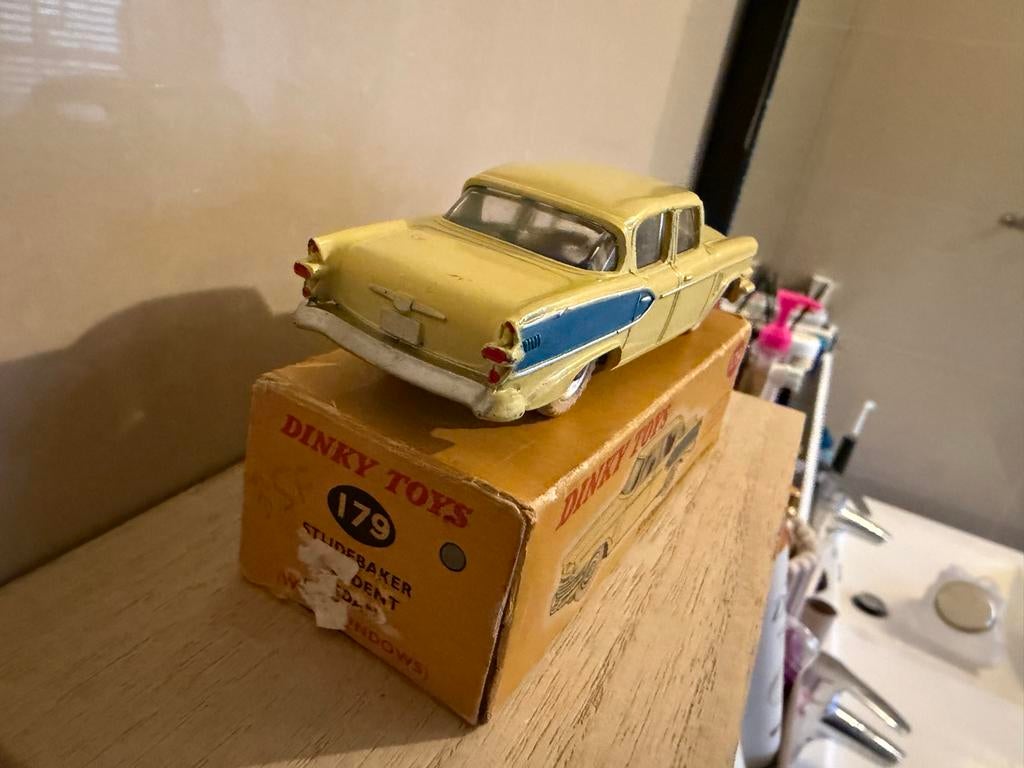 Dinky Toys Studebaker President met originele doos, C, Dinky Toys, Ophalen of Verzenden, Zo goed als nieuw