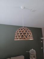 Plafondlamp, hanglamp, riet, Huis en Inrichting, Lampen | Hanglampen, Ophalen, Minder dan 50 cm