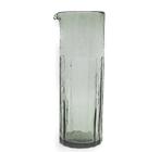 Karaf 'Reed' van gerecycled glas, Glas of Glazen, Ophalen of Verzenden, Overige stijlen, Glas