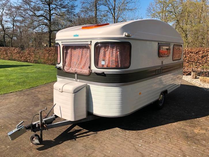 Constructam met voortent en luifel, Caravans en Kamperen, Caravans, Particulier, tot en met 4, 500 - 750 kg, Treinzit, Luifel