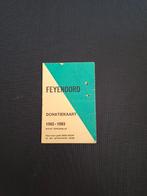 Seizoenskaart 1982-83 Feyenoord., Verzenden, Zo goed als nieuw, Feyenoord