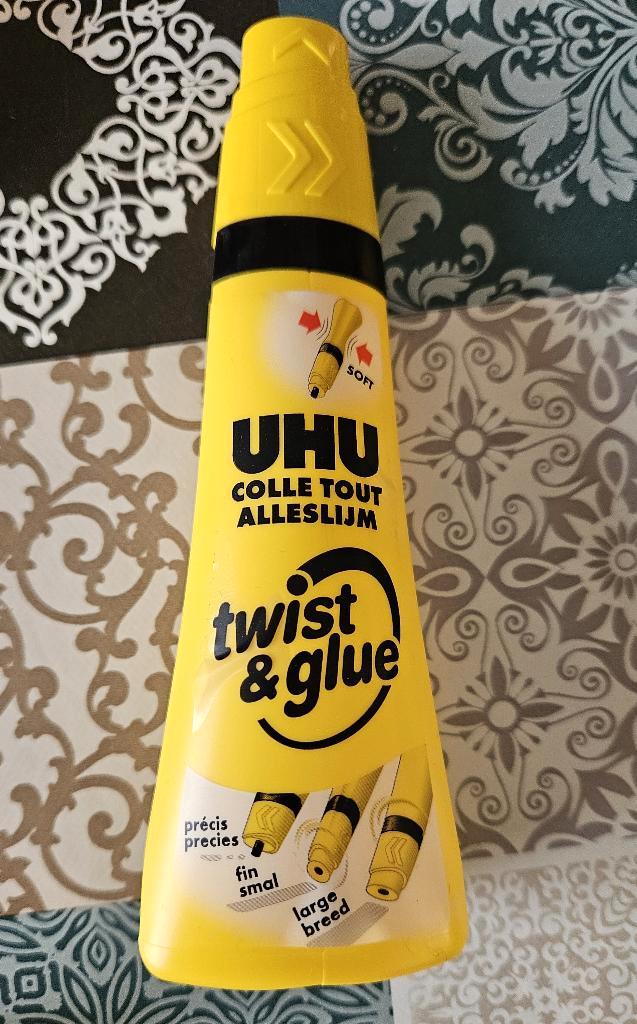 UHU Twist & Glue Alleslijm oplosmiddelvrij, Hobby en Vrije tijd, Knutselen, Nieuw, Knutselwerk, Ophalen of Verzenden