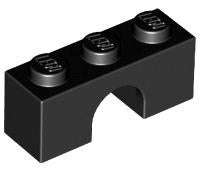 Lego Black Arch 1 x 3, Ophalen of Verzenden, Gebruikt, Losse stenen, Lego