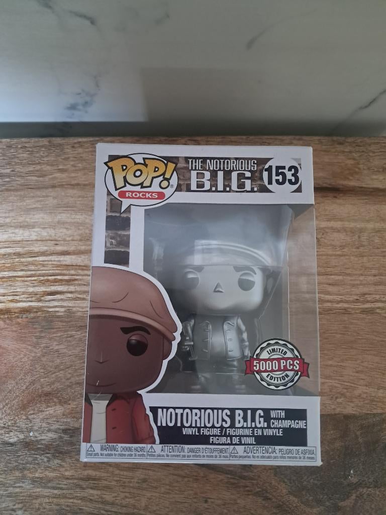Funko pop rocks Notorious B.I.G exclusive limited edition, Ophalen of Verzenden, Nieuw