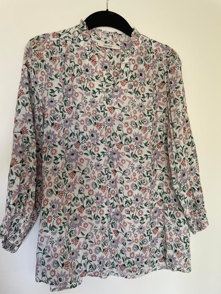 Blousje van Sissy Boy maat M, Kleding | Dames, Ophalen of Verzenden, Zo goed als nieuw, Maat 38/40 (M), Grijs