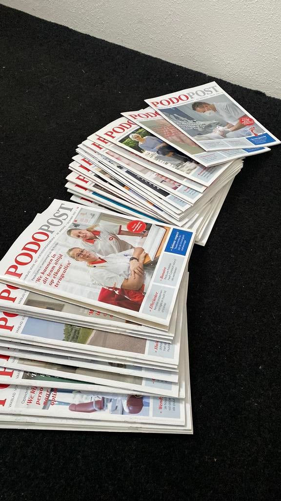 Podopost, vakblad voor pedicure, Ophalen