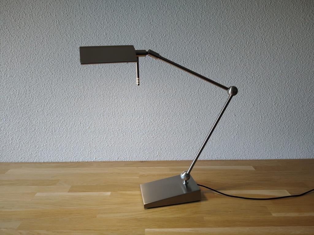 Originele Holtkötter bureaulamp 8x1W, Ophalen of Verzenden, Gebruikt, Metaal, Minder dan 50 cm