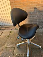 Kappersstoel, salonstoel kapperskruk, salonkruk, Ophalen, In hoogte verstelbaar, Zo goed als nieuw, IJzer