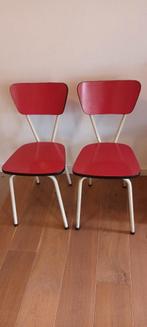2 Retro/vintage FORMICA Stoelen. 25,- p.st. samen voor 40,-, Ophalen, Huis en Inrichting