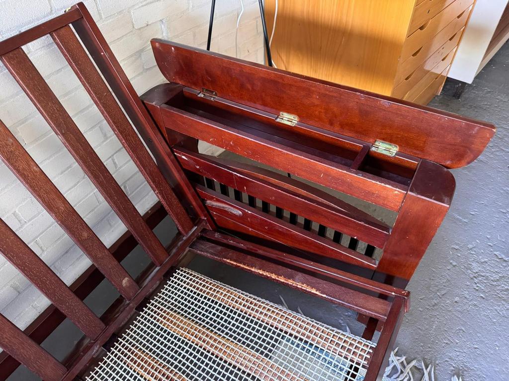 Mooie Abai/ aba-i slaapbank, Gebruikt, Tweepersoons, Minder dan 150 cm, Abai