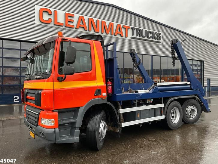 DAF FAN 85 CF 410 Hyvalift 18 Ton portaalarmsysteem, Auto's, Vrachtwagens, Te koop, ABS, Airconditioning, Cruise Control, Elektrische buitenspiegels