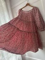 fijn gebloemde oversized wijde stroken jurk & Other Stories, Maat 38/40 (M), Ophalen of Verzenden, Zo goed als nieuw, Roze