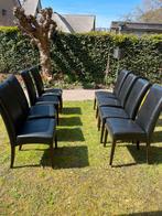 Zwarte stoelen, Gebruikt, Zwart, Ophalen of Verzenden, Vijf, Zes of meer stoelen