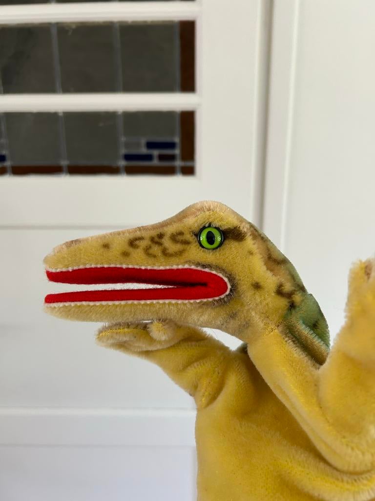 Steiff handpop krokodil, Ophalen of Verzenden, Zo goed als nieuw, Jongen of Meisje