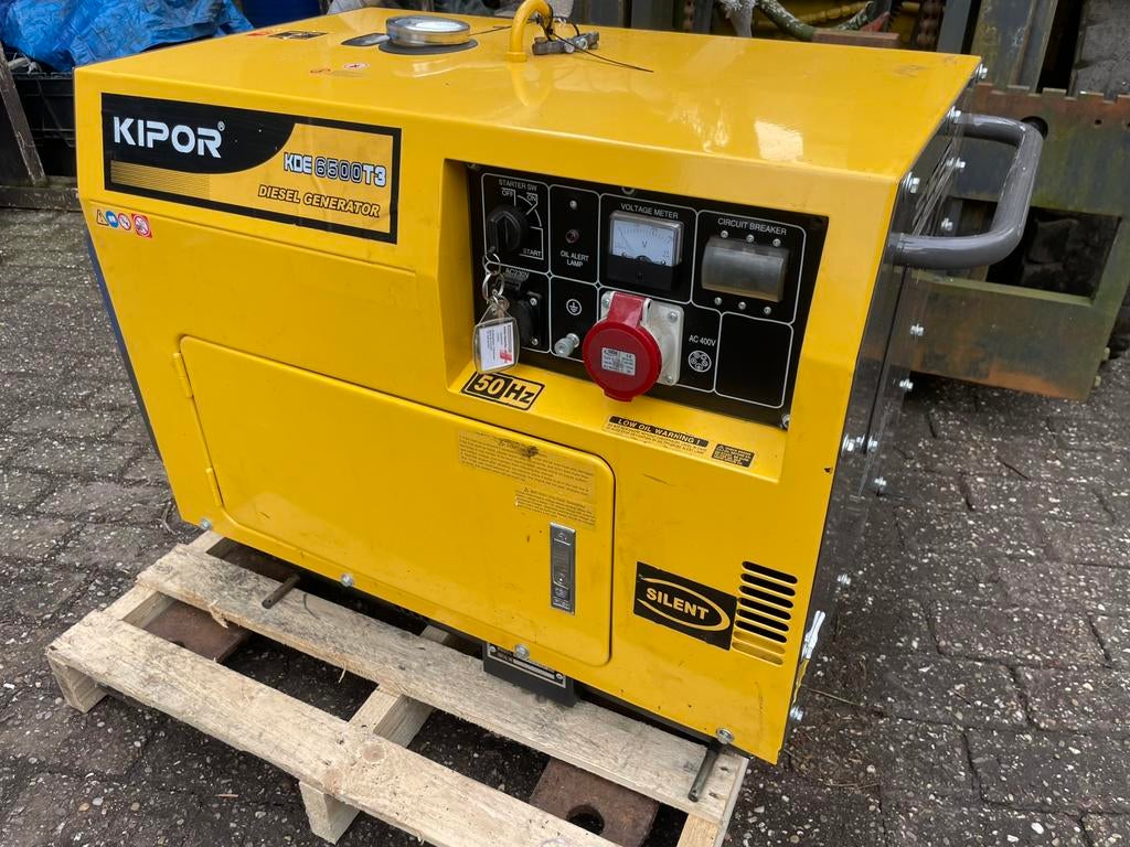 Kipor diesel aggregaat generator, Ophalen, Zo goed als nieuw, Dieselolie