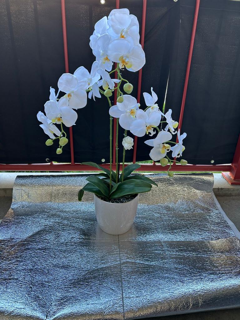 Orchidee kunstplant, Ophalen, Zo goed als nieuw