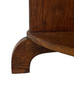 Art Deco Bijzettafel Tafeltje Eiken Design Minimalistisch, Gebruikt, Art Deco, Art Deco, Ophalen of Verzenden