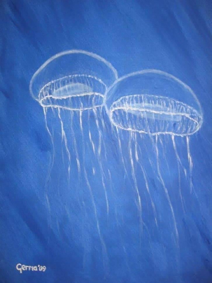 abstract schilderij , zelf geschilderd op doek met acryl, Ophalen