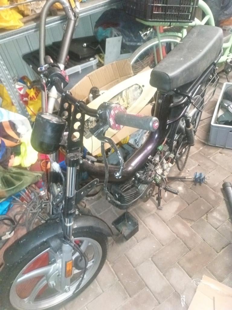 Tomos Flexer met kenteken, Ophalen