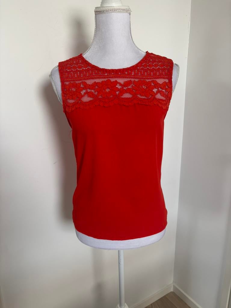 Rode Rinascimento top - maat S, Ophalen of Verzenden, Zo goed als nieuw, Rood, Maat 36 (S)