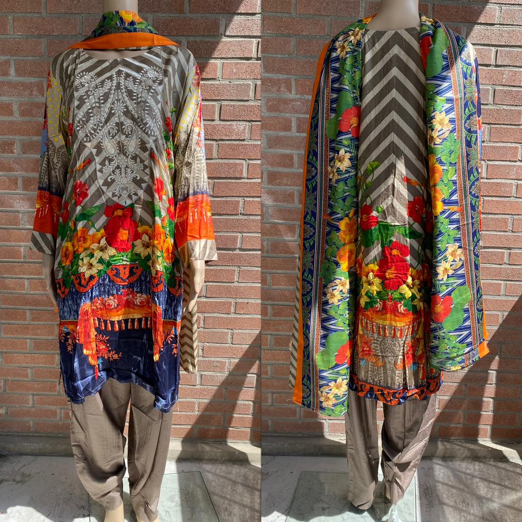 Salwar kameez anarkali churidar saree lengha jurk beige L, Kleding | Dames, Beige, Maat 42/44 (L), Nieuw, Ophalen of Verzenden