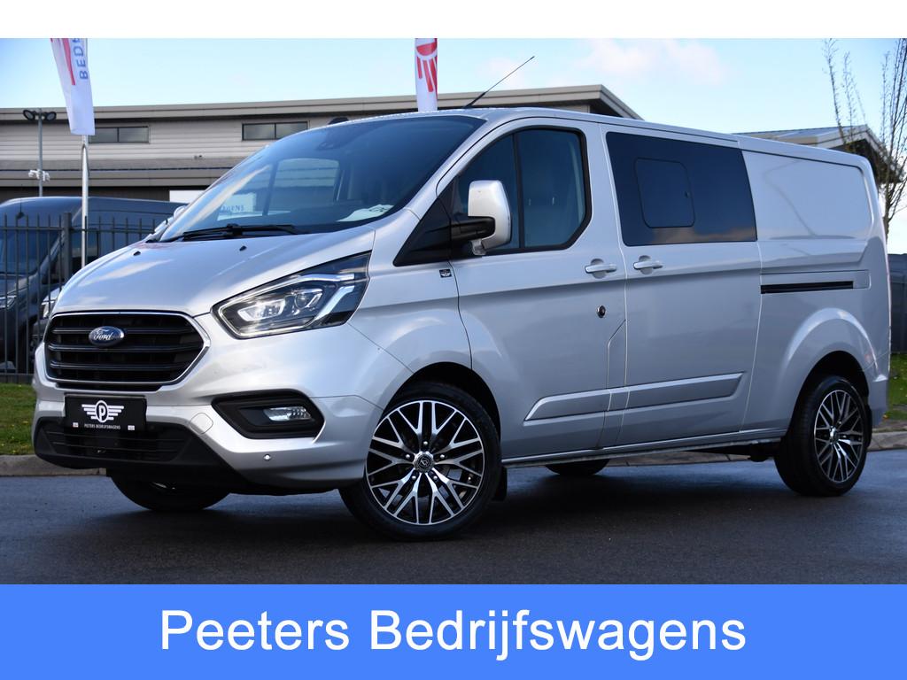 Ford Transit Custom 300 2.0 TDCI L2H1 Limited DC Adaptieve C, Auto's, 15 km/l, Euro 6, 4 cilinders, Bedrijf