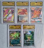 5 Pokémon Slabs - Grade 10 (GEM MINT), Ophalen of Verzenden, Nieuw, Meerdere kaarten, Foil