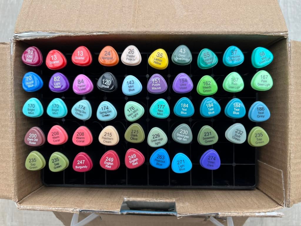 LOSSE VERKOOP: DecoTime Alcohol markers Twinmarkers, Ophalen of Verzenden, Nieuw, Potlood of Stift