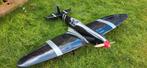 RC Vliegtuig Spitfire Model - Zwart/Zilver, Hobby en Vrije tijd, Modelbouw | Radiografisch | Vliegtuigen, Ophalen, Gebruikt, Nitro