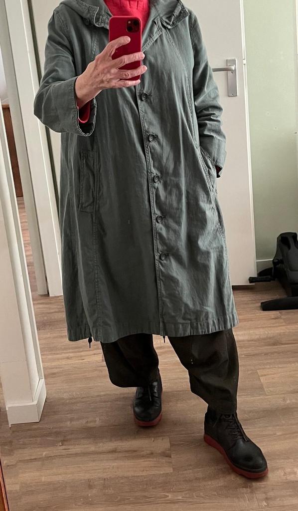 Oska zomerjas linnen jas maat 2, Kleding | Dames, Jassen | Zomer, Verzenden, Zo goed als nieuw, Maat 42/44 (L), Groen