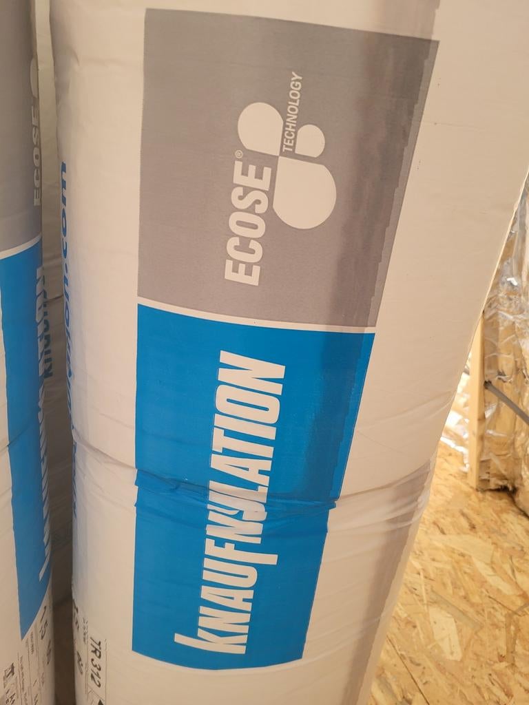 12 rollen knauf isolatie 21,-ps alu kraft en spijkerflens, Ophalen, Nieuw, Glaswol