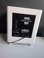 Harman Kardon Subwoofer HKTS210SUB/230 Wit, Overige merken, Gebruikt, Subwoofer, Ophalen of Verzenden