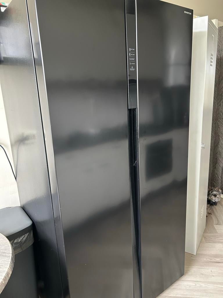 Inventum Amerikaanse koel-vriescombinatie SKV0178B, Witgoed en Apparatuur, Gebruikt, 200 liter of meer, 60 cm of meer, Met aparte vriezer