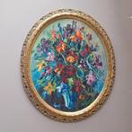 Prachtig ovaal schilderij van Jan Makkes, Antiek en Kunst, Ophalen