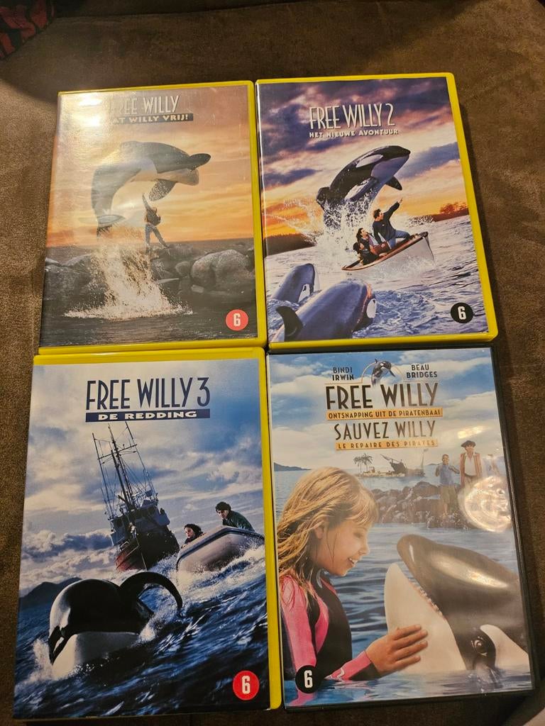 Free Willy DVD Boxset - 4 films, Ophalen of Verzenden