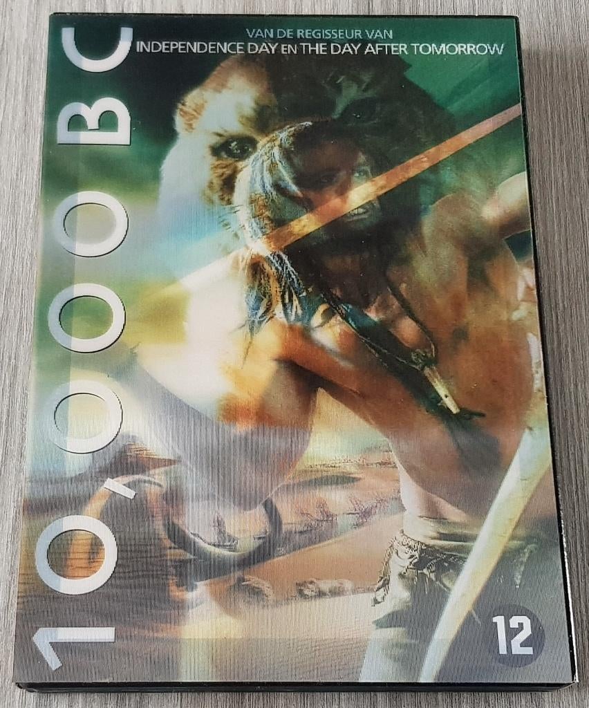 DVD 10.000 BC, 3 D Cover [Avontuur/Actie], Vanaf 12 jaar, Ophalen of Verzenden, Zo goed als nieuw, Actie