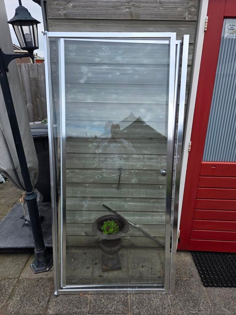 Douchecabine, Doe-het-zelf en Verbouw, Sanitair, Ophalen, Zo goed als nieuw, Glas, Douche