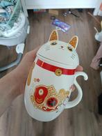 Vintage Chinese Kat Theepot met Deksel, Ophalen of Verzenden, Zo goed als nieuw