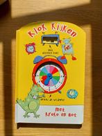 Kinderboek klok leren kijken taal rekenen informatief spelen, Boeken, Ophalen of Verzenden, Zo goed als nieuw