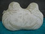 Leuk klein beige linnen zomer kussen met krab motief, Ophalen of Verzenden, Nieuw, Beige, Vierkant