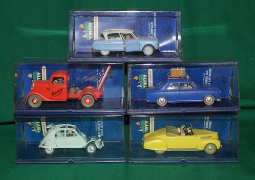KUIFJE model auto's    ( 93 x ), Verzamelen, Stripfiguren, Zo goed als nieuw, Overige typen, Kuifje, Ophalen of Verzenden