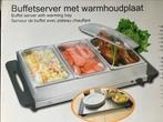 Buffetserver met warmhoudplaat, Huis en Inrichting, Ophalen, Nieuw