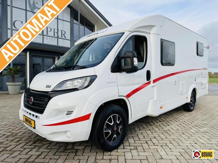 Sunlight V66 Automaat Enkele bedden 2021, Caravans en Kamperen, Campers, Bedrijf, tot en met 3, Half-integraal, Sunlight, Diesel