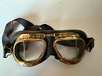 Vintage Halcyon Aviator Motorbril '40s/'50s, Motoren, Overige merken, Overige typen, Tweedehands, Heren