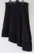 rok,maat 40,Bizzarro,zwart,krijtstreep,chic,, Kleding | Dames, Maat 38/40 (M), Verzenden, Zwart, Zo goed als nieuw